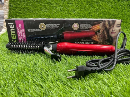 Kemei- hair styler with electric brush, hair curler & roller - Prozone