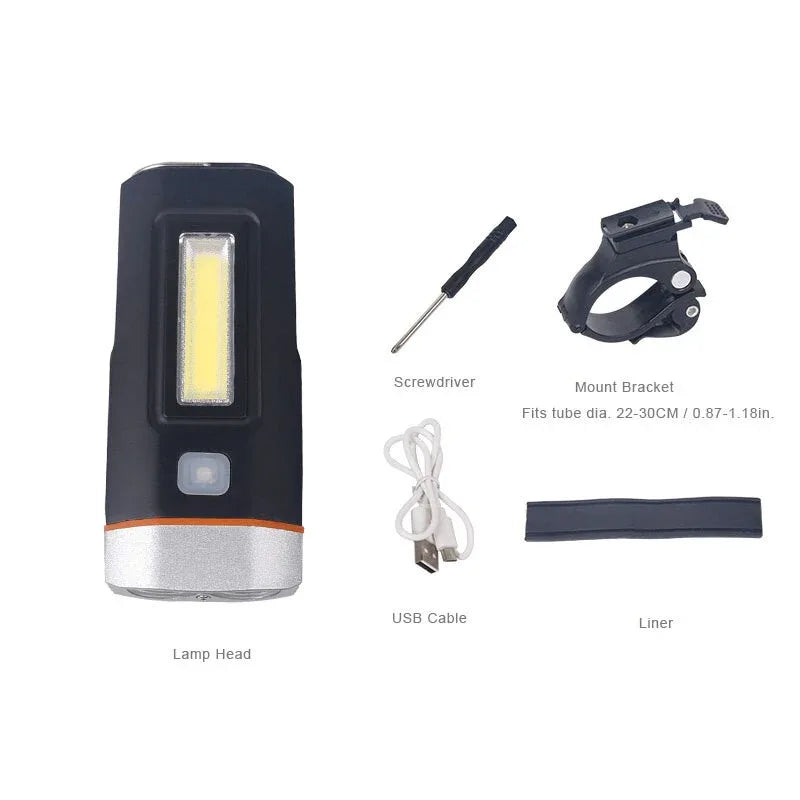 Rechargeable t6 waterproof led bicycle head light - Prozone
