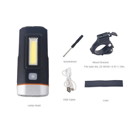 Rechargeable t6 waterproof led bicycle head light - Prozone