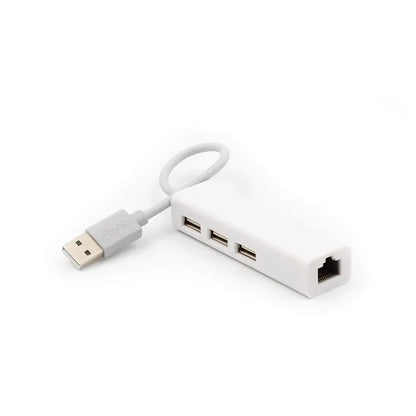 Usb ethernet 3 port usb hub lan network card to ethernet adapter - Prozone