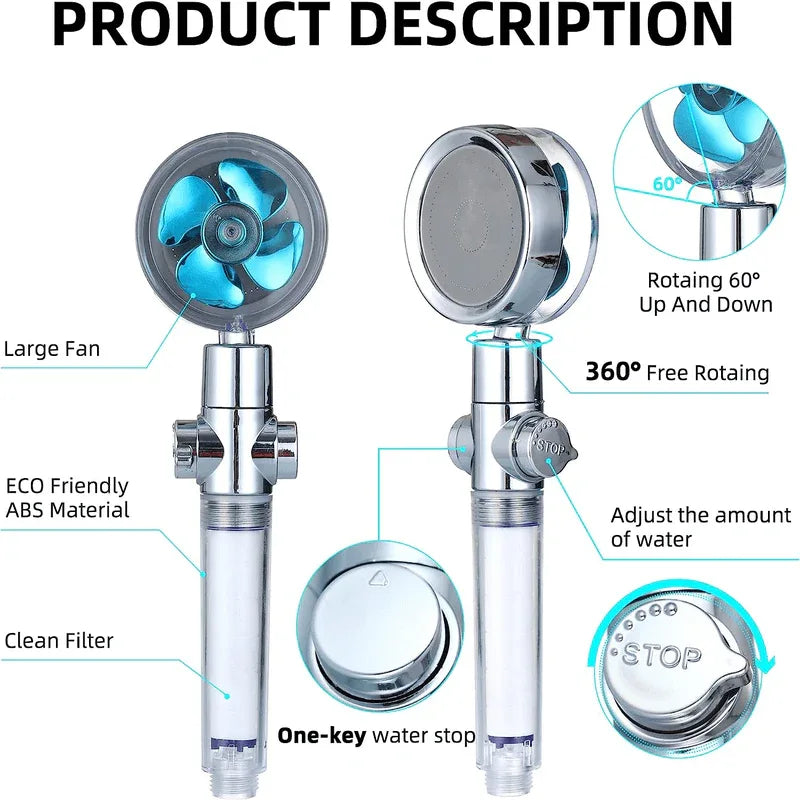 Hydro jet high pressure shower head - Prozone