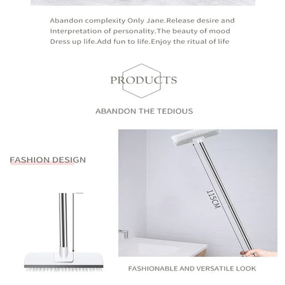 2 in 1 floor cleaning sweeper mop brush - Prozone