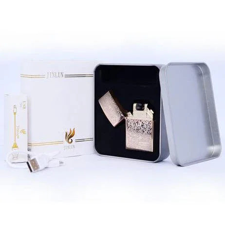 Dual x laser rechargeable lighter - leaves design - Prozone