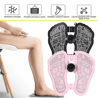 Foldable electric ems foot massager pad - Prozone