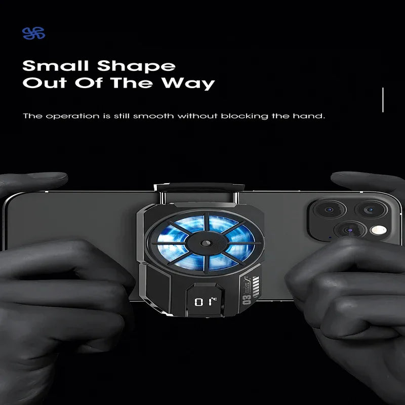 Portable dla3 mobile phone radiator cooling fan digital display - Prozone