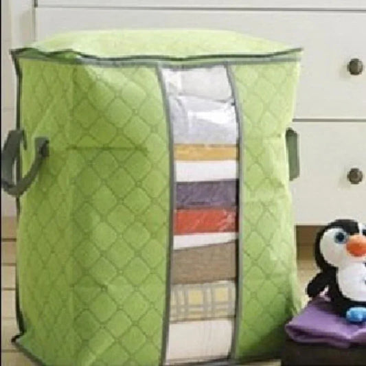 Storage folding laundry bag - green - Prozone