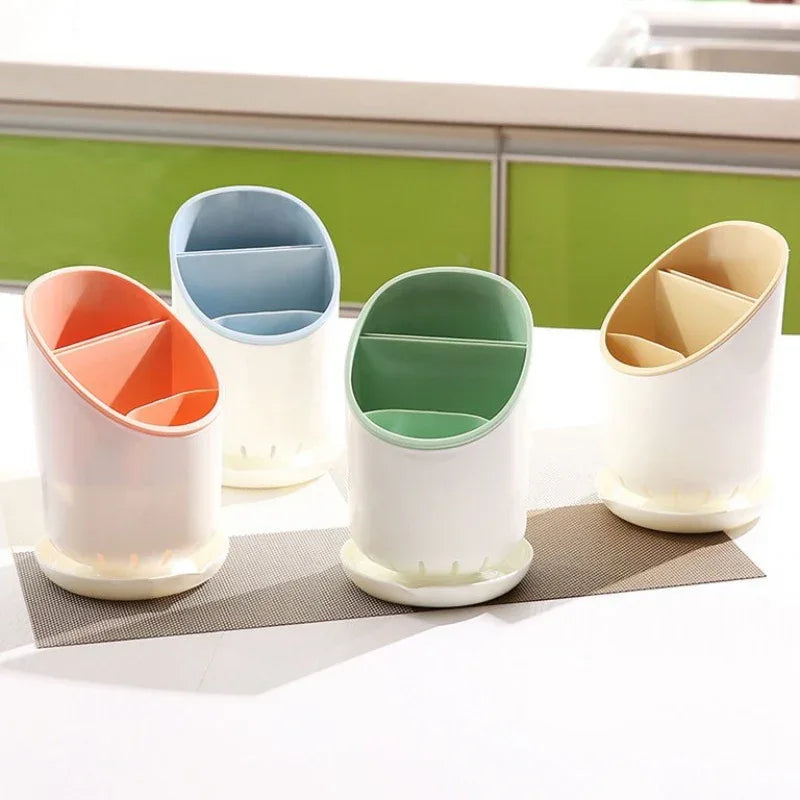 Kitchen utensil holder with drainer - Prozone