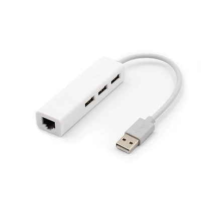 Usb ethernet 3 port usb hub lan network card to ethernet adapter - Prozone