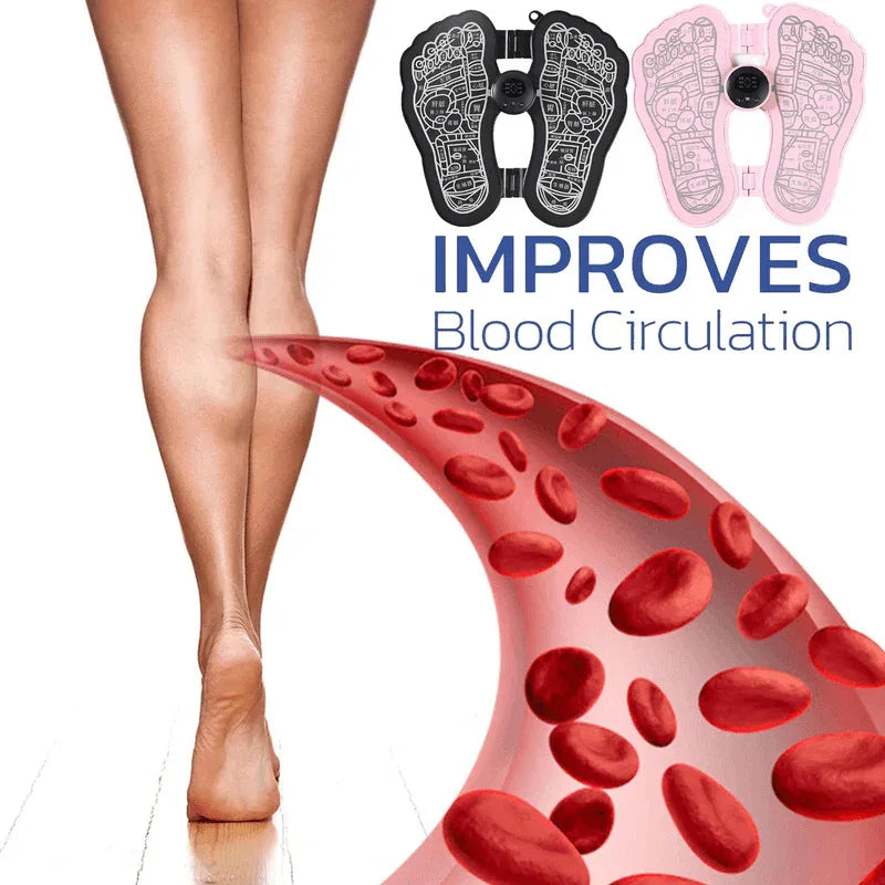Foldable electric ems foot massager pad - Prozone