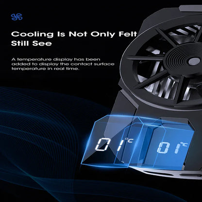 Portable dla3 mobile phone radiator cooling fan digital display - Prozone
