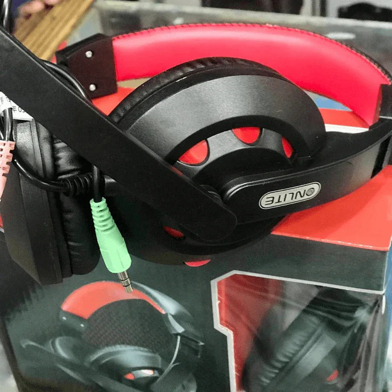 A5 computer stereo headphone dual pin wire headset with stick mic - Prozone