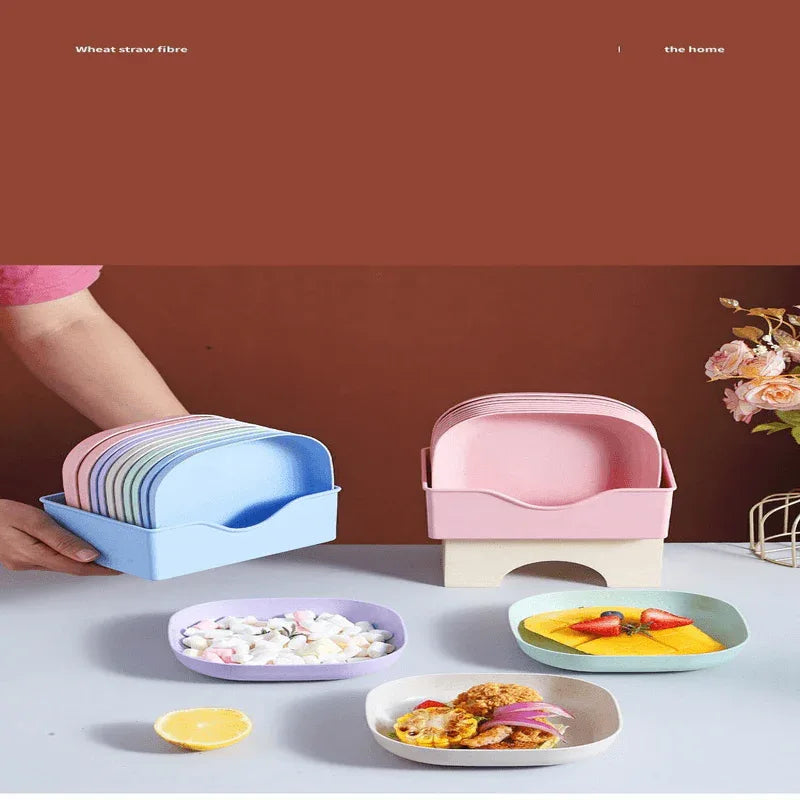 10pcs plates set with holder - Prozone