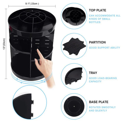 360 degree spinning makeup organizer - Prozone