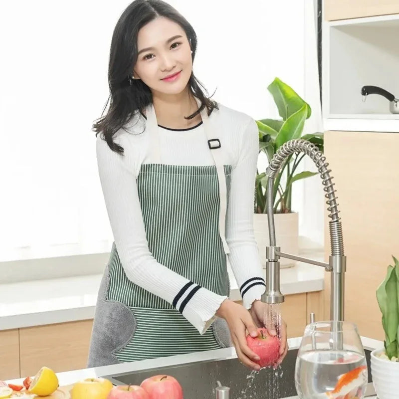 Hand wiping waterproof kitchen apron - Prozone