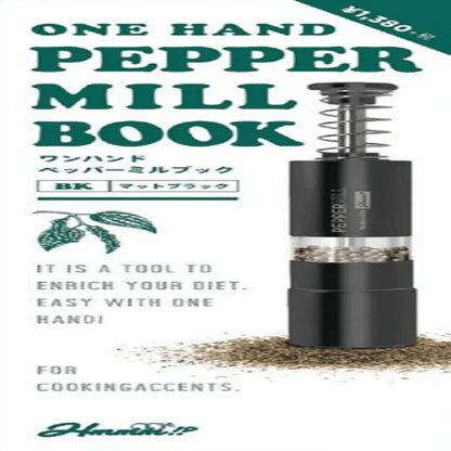 Stainless steel hand black pepper grinder mill book - Prozone
