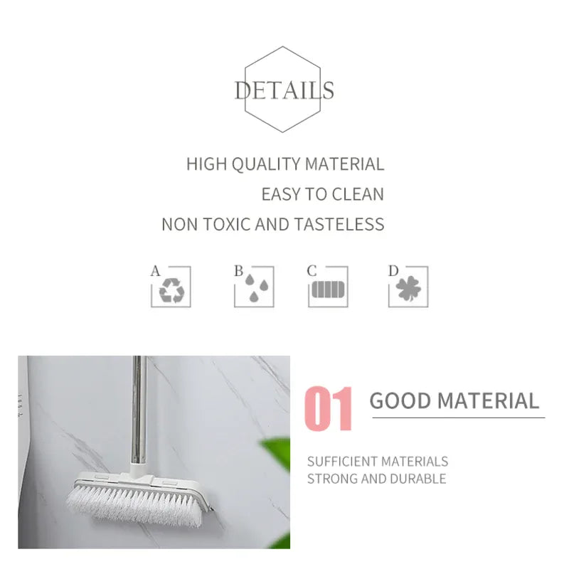 2 in 1 floor cleaning sweeper mop brush - Prozone
