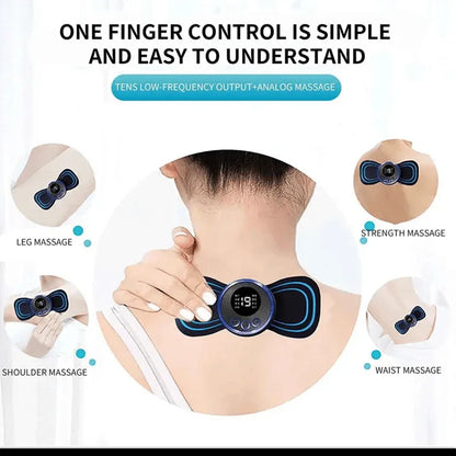 Portable mini electric neck back body massager - Prozone