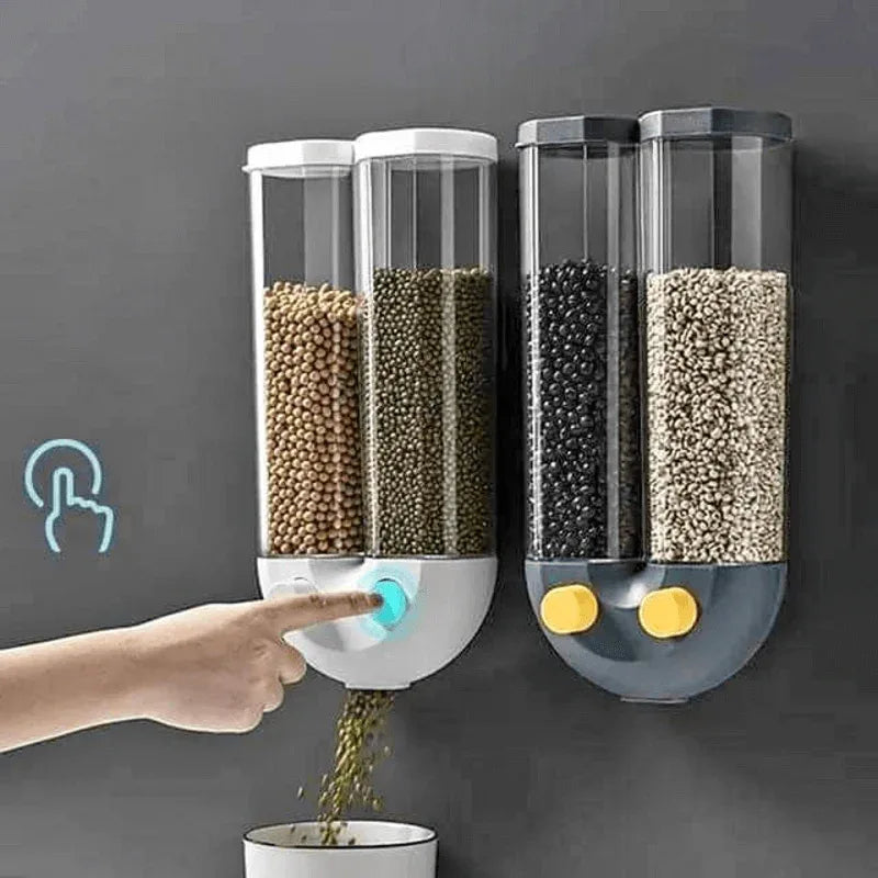 2 partition u-shape 2.5l cereal dispenser - Prozone
