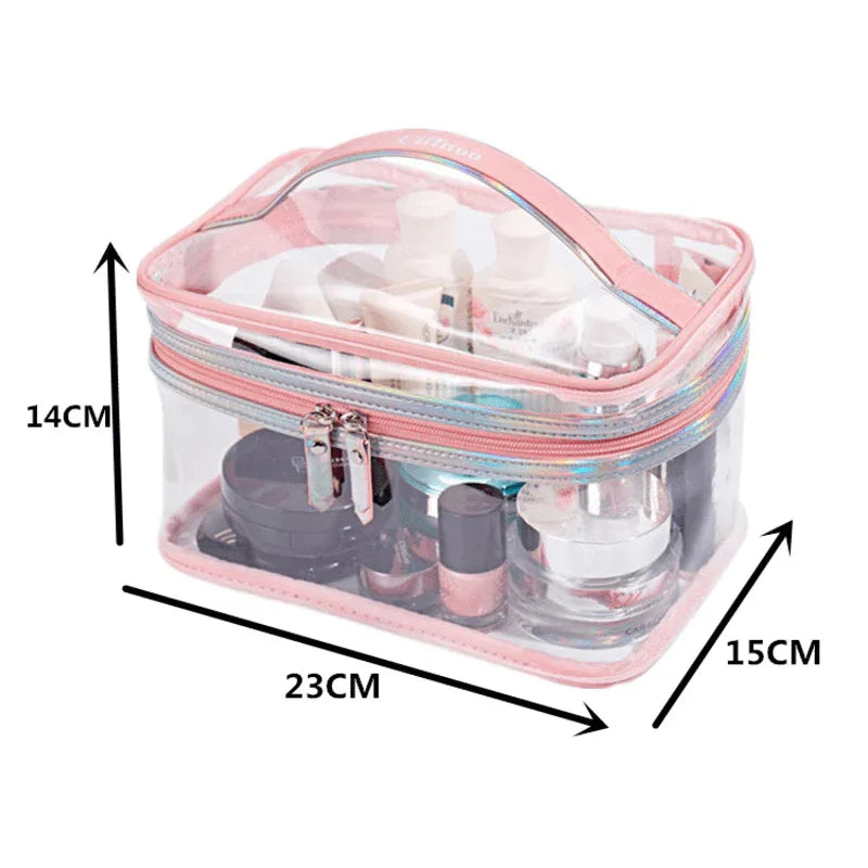 Pack of 2 pink pouch cosmetic organizer - Prozone