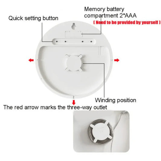 Digital wall clock - Prozone