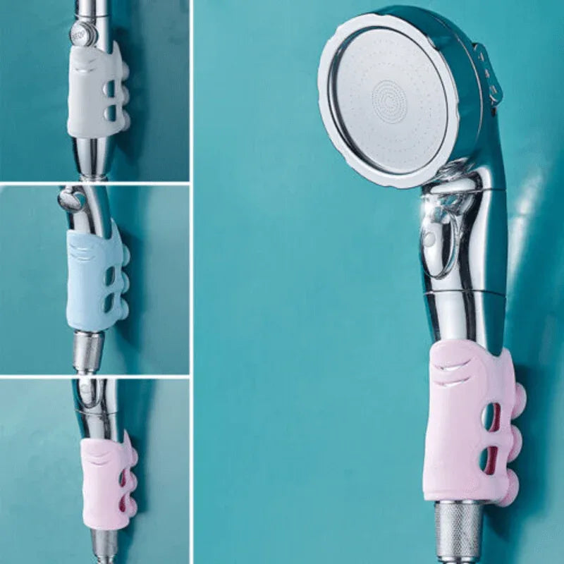 4 pcs movable shower head holder with suction cup - Prozone