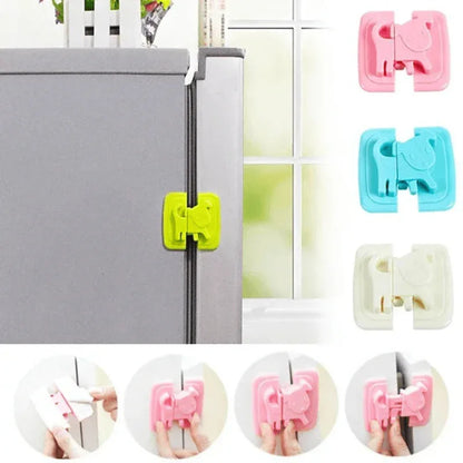 4 pcs of baby safety locks for kitchen storage doors - Prozone
