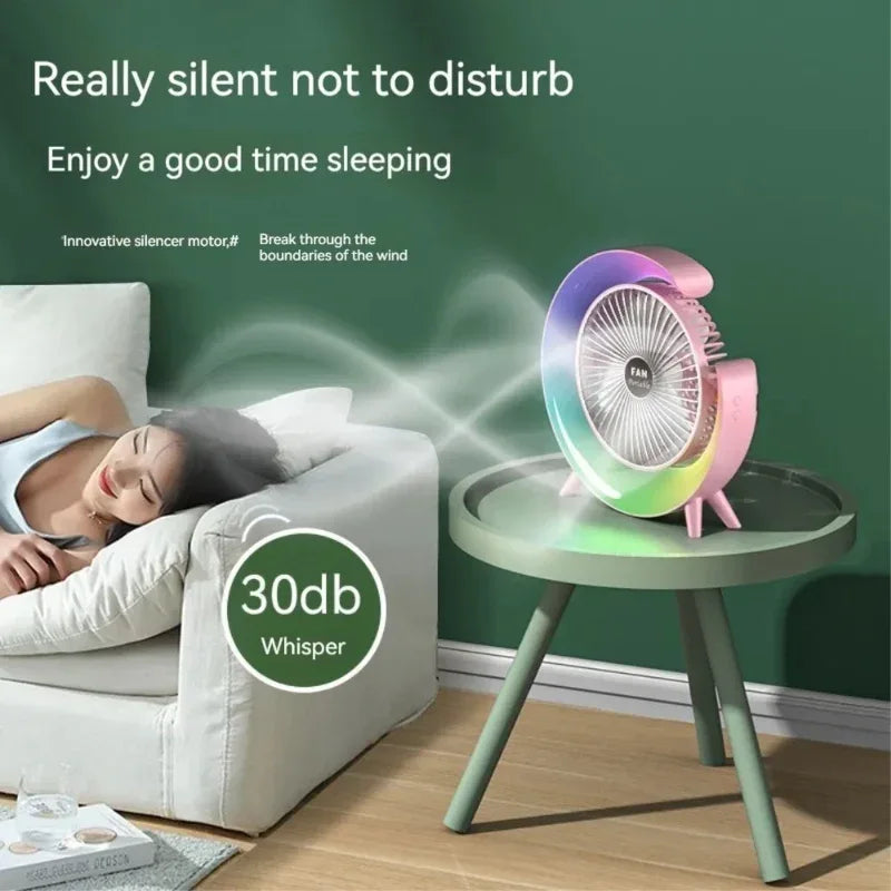 Desk Fans with LED Light - Prozone