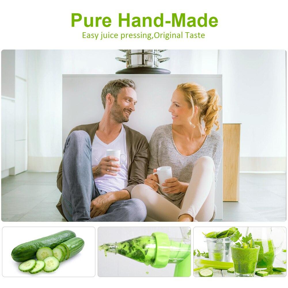 Multifunction Manual Hand Juicer Fruit Vegetable Extractor Portable DIY Kitchen