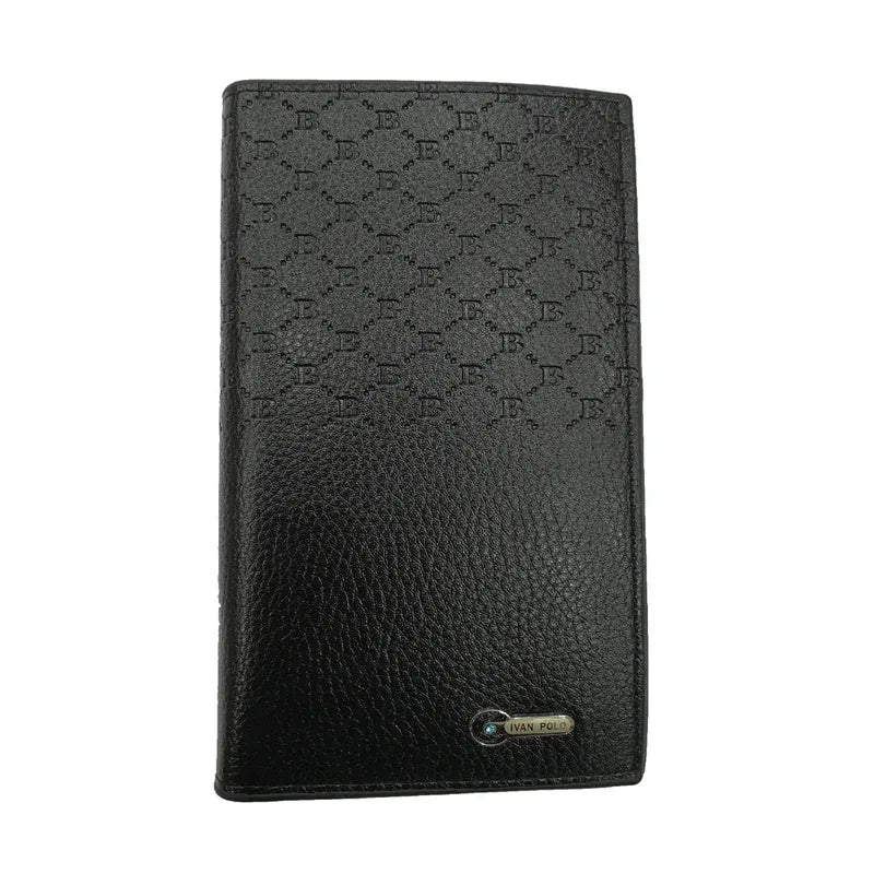 Luxury men utra-thin long wallet woven pattern - Prozone