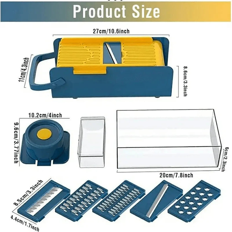 6 in 1 multifunctional vegetable cutter slicer - Prozone