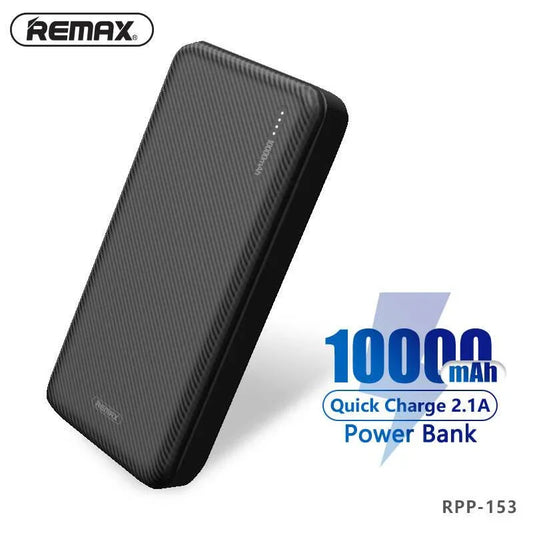 Remax rpp-153 slim power bank 10000mah 2 input usb - Prozone