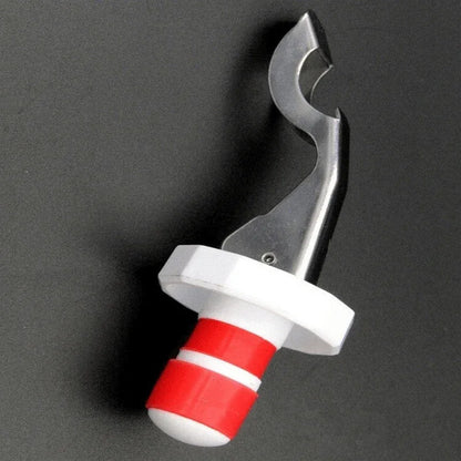 Multi-function stainless bottle opener silicone stopper - Prozone