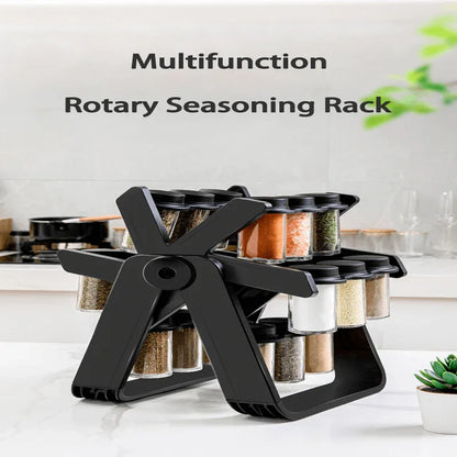 18pcs 360 degree rolling spices jar set - Prozone