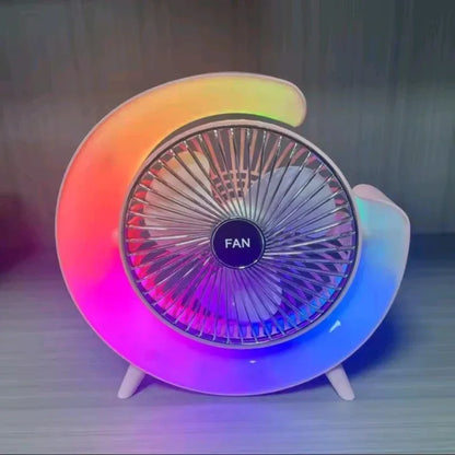 Desk Fans with LED Light - Prozone