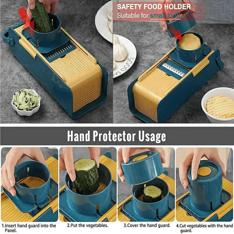 6 in 1 multifunctional vegetable cutter slicer - Prozone