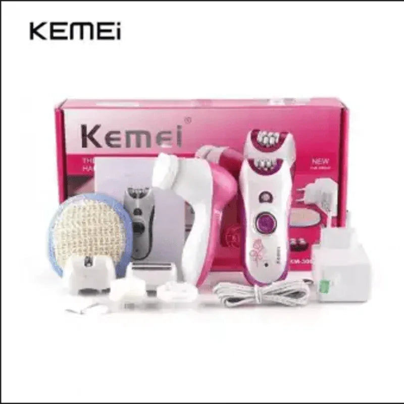 Kemei km-3066 6 in 1 rechargeable epilator - Prozone