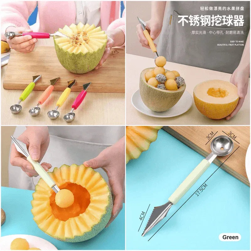 2 pcs multifunctional fruit spoon and cutter - Prozone