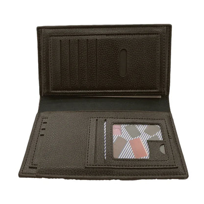 Luxury men utra-thin long wallet woven pattern - Prozone