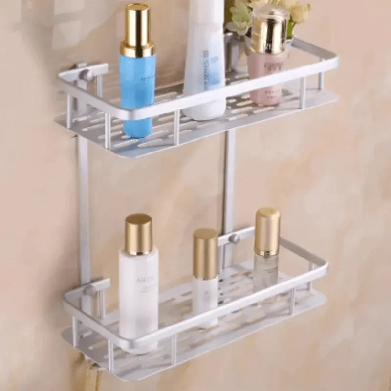 Aluminum wall mounted 2 layer shelf - Prozone