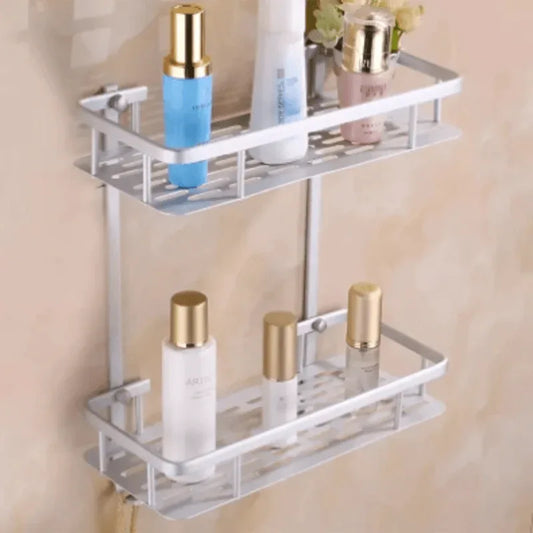 Aluminum wall mounted 2 layer shelf - Prozone