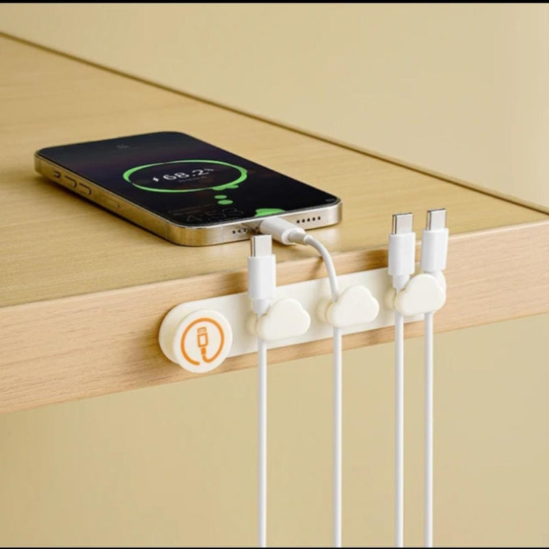 1pc silicon desktop cable organizer - Prozone