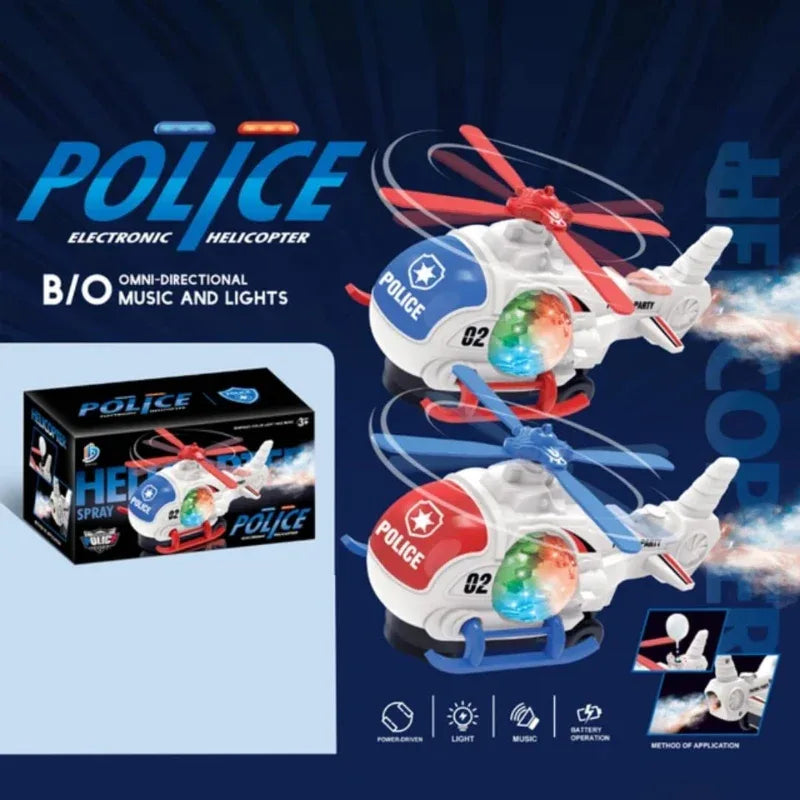 POLICE HELICOPTER WITH LIGHT SOUNDS and SMOKE - Prozone