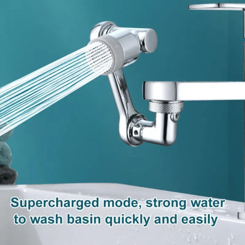 Rotating 1080° degrees water faucet tap plastic extender 2 modes - Prozone