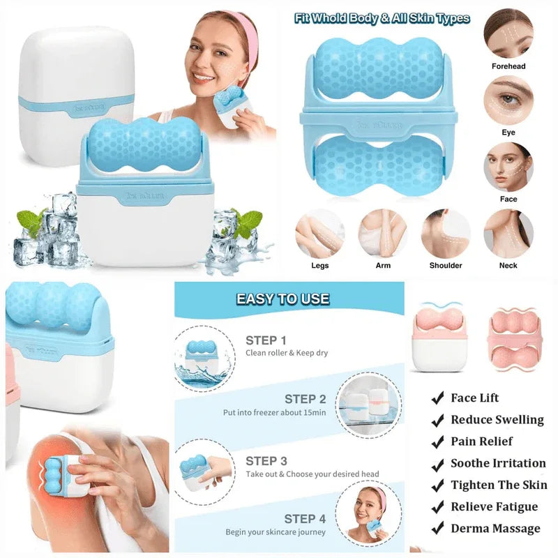 Face massager cold facial roller - Prozone