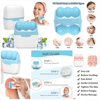 Face massager cold facial roller - Prozone
