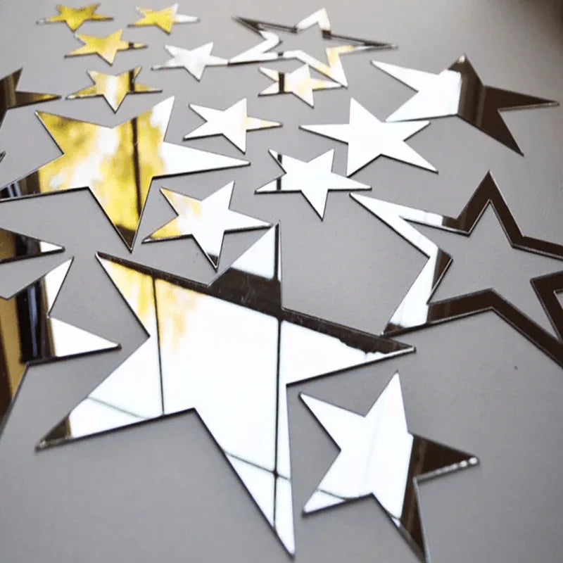 24 pcs stars acrylic wall sticker - Prozone