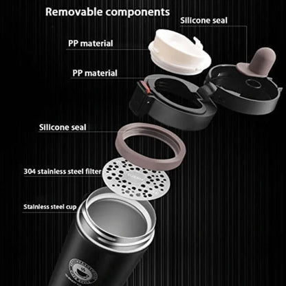 300ml vacuum insulated stainless steel tea coffee mug - Prozone