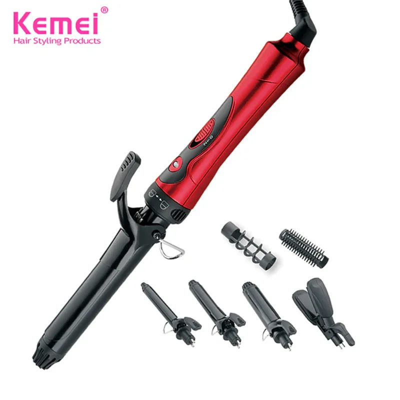 Kemei- hair styler with electric brush, hair curler & roller - Prozone