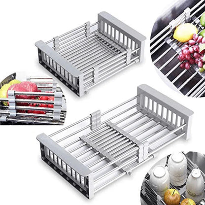 Expandable dish drying rack over sink - Prozone