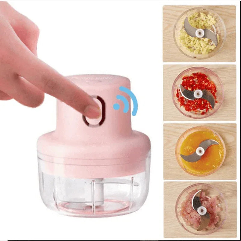 Wireless mini electric garlic food cutter - Prozone